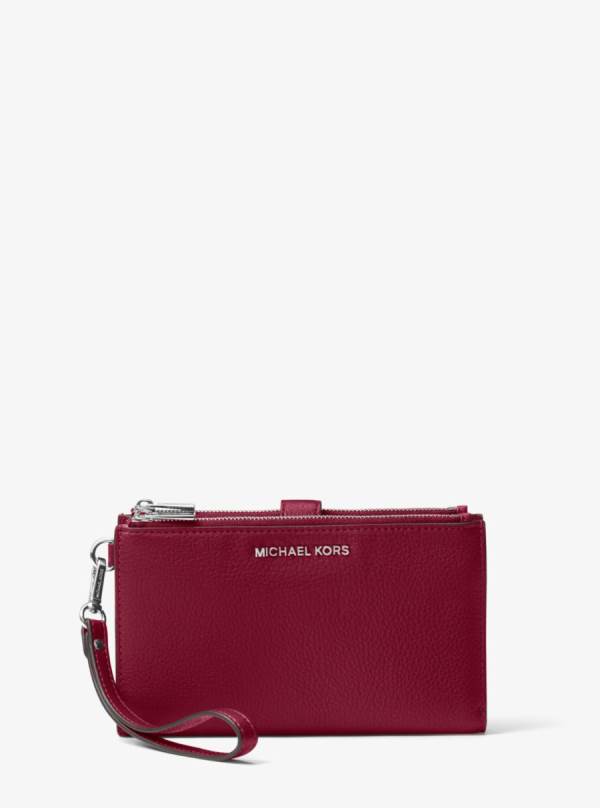Damske Penazenky Michael Kors Adele Leather Smartphone Červené - Doplnky Michael Kors Outlet | JHYXR-7326